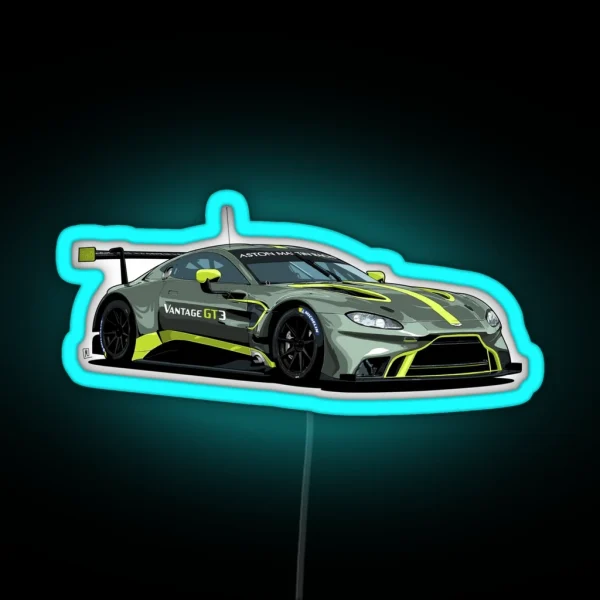Vantage GT3 RGB Neon Sign
