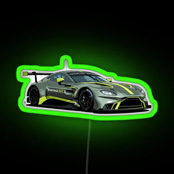 Vantage GT3 RGB Neon Sign