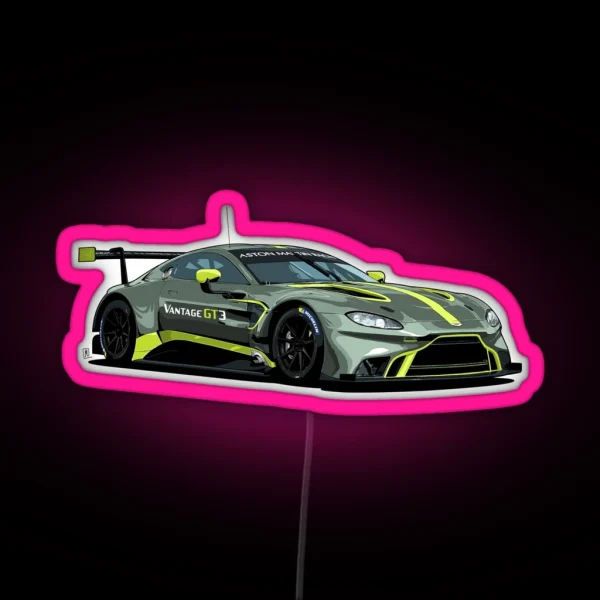Vantage GT3 RGB Neon Sign