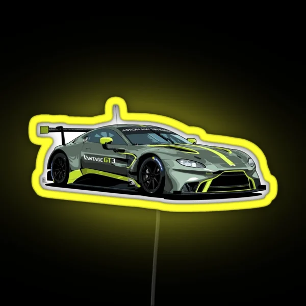 Vantage GT3 RGB Neon Sign