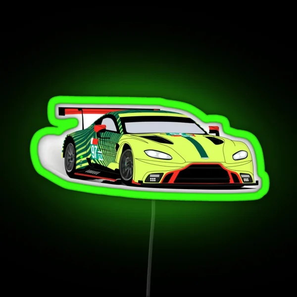 Vantage GTE RGB Neon Sign