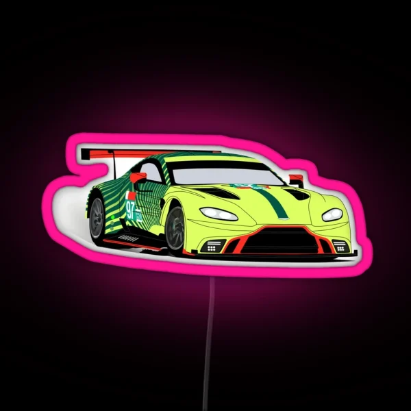 Vantage GTE RGB Neon Sign