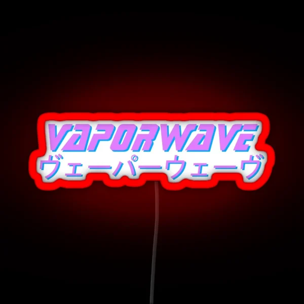 Vaporwave Aesthetic RGB Neon Sign