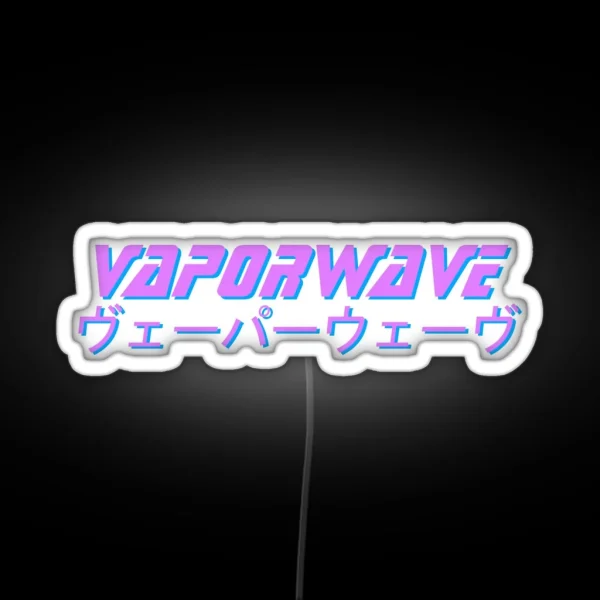 Vaporwave Aesthetic RGB Neon Sign