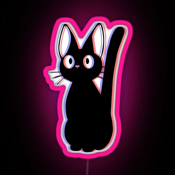 Vaporwave Cat RGB Neon Sign