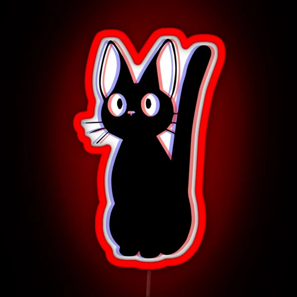 Vaporwave Cat RGB Neon Sign