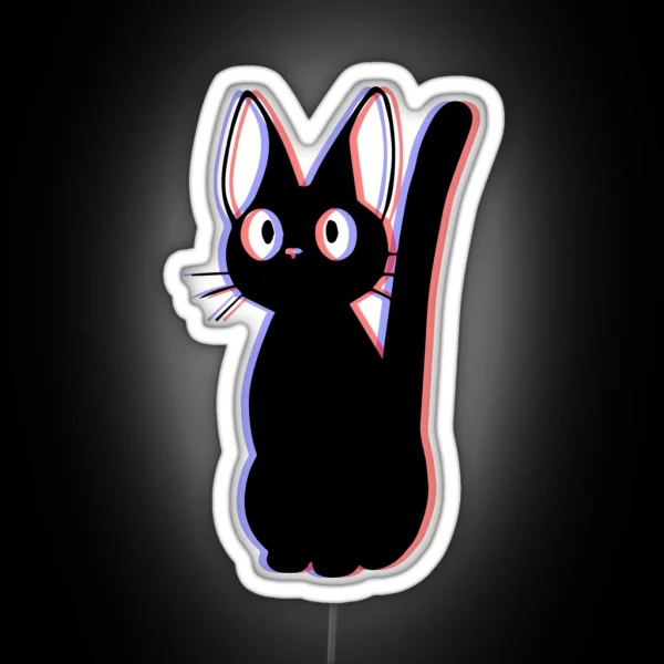 Vaporwave Cat RGB Neon Sign