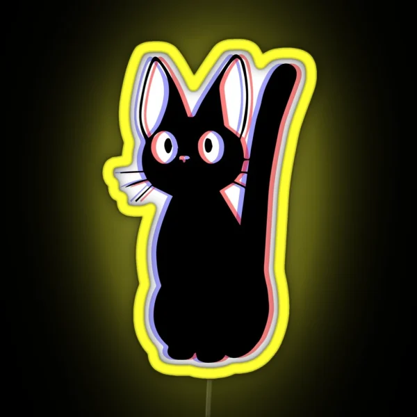 Vaporwave Cat RGB Neon Sign