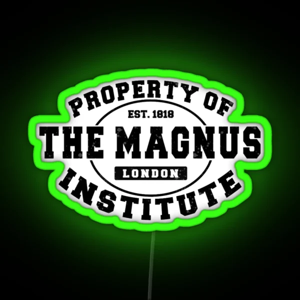 Varsity Magnus Archives Black RGB Neon Sign
