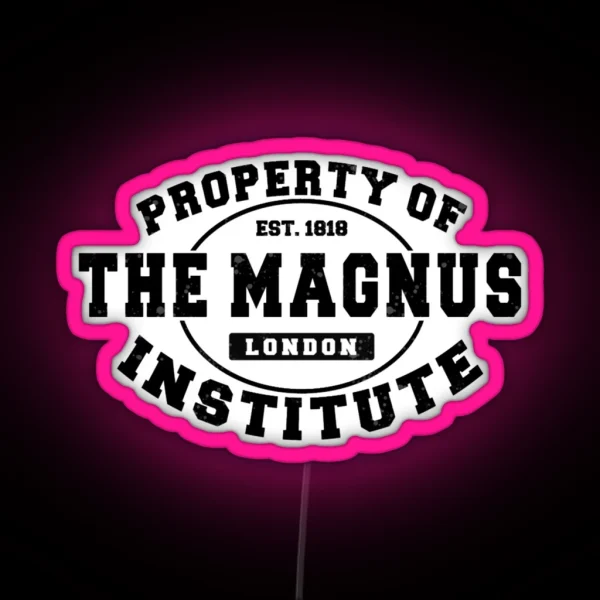 Varsity Magnus Archives Black RGB Neon Sign