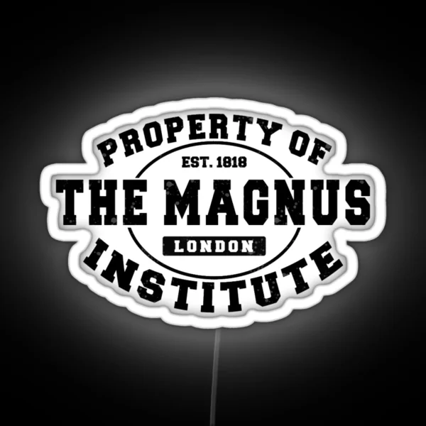 Varsity Magnus Archives Black RGB Neon Sign