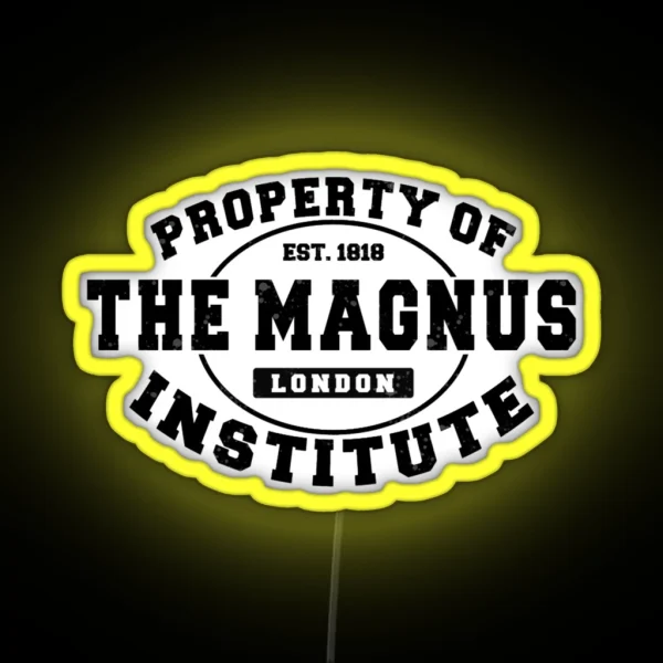 Varsity Magnus Archives Black RGB Neon Sign