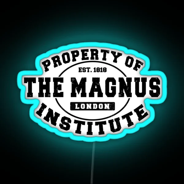 Varsity Magnus Archives Logo Black RGB Neon Sign