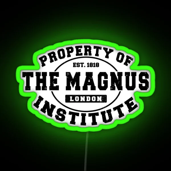 Varsity Magnus Archives Logo Black RGB Neon Sign
