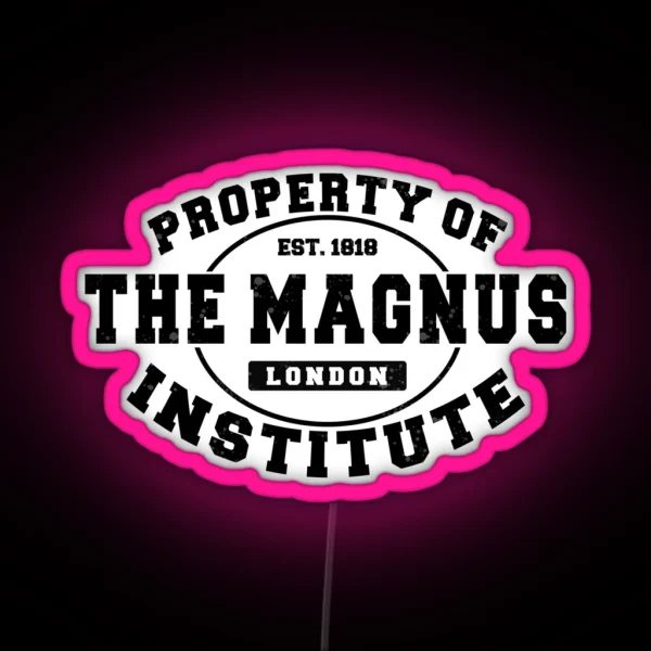 Varsity Magnus Archives Logo Black RGB Neon Sign
