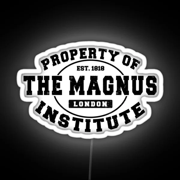 Varsity Magnus Archives Logo Black RGB Neon Sign