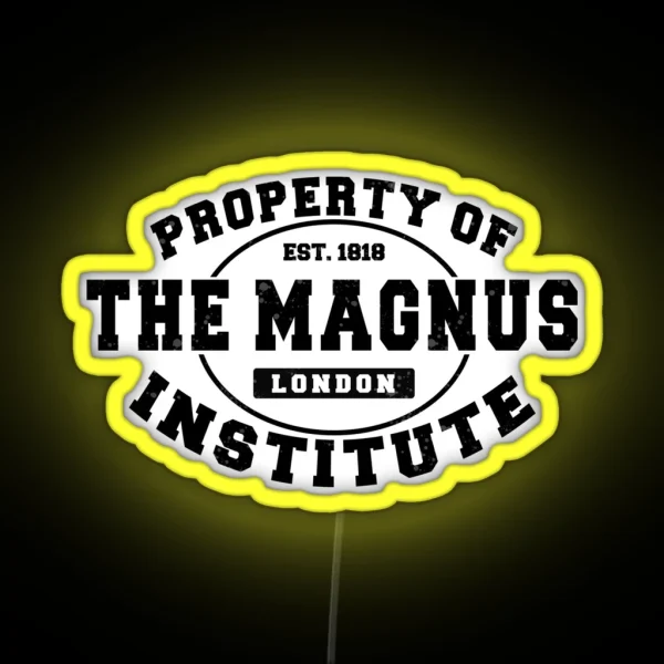Varsity Magnus Archives Logo Black RGB Neon Sign