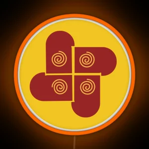 Vasudha Symbol Of Money Attraction The Vasudha Reiki Symbol RGB Neon Sign