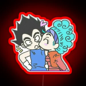 Vegeta And Bulma RGB Neon Sign