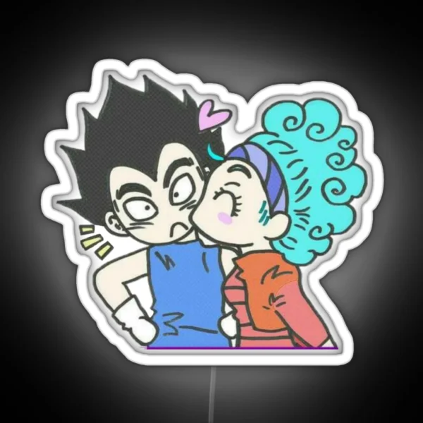 Vegeta And Bulma RGB Neon Sign