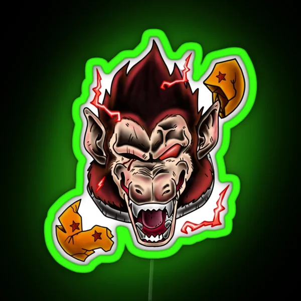 Vegeta Ape Prince Of Saiyan RGB Neon Sign