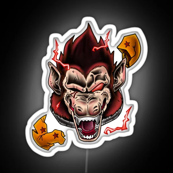 Vegeta Ape Prince Of Saiyan RGB Neon Sign