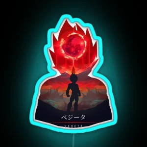 Vegeta Bloody Illusion RGB Neon Sign