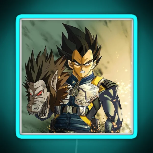 VEGETA Dbz Classic RGB Neon Sign