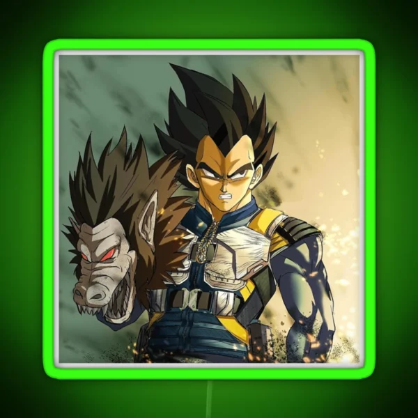 VEGETA Dbz Classic RGB Neon Sign