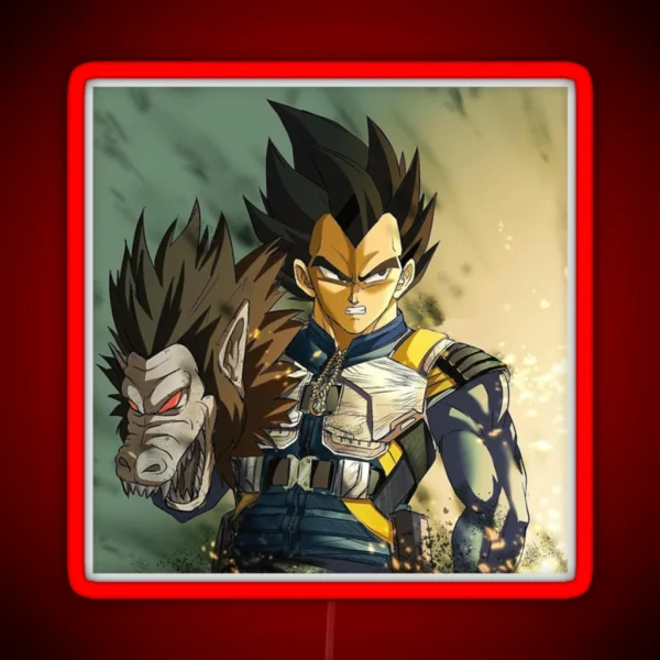VEGETA Dbz Classic RGB Neon Sign
