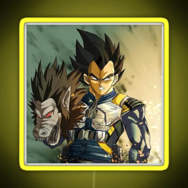 VEGETA Dbz Classic RGB Neon Sign