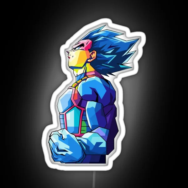 Vegeta Dragonball RGB Neon Sign