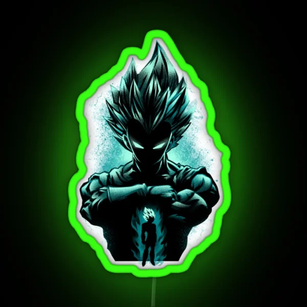 Vegeta Leduper Attack Vegita RGB Neon Sign