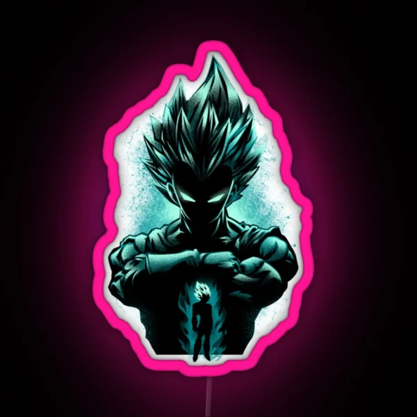 Vegeta Leduper Attack Vegita RGB Neon Sign
