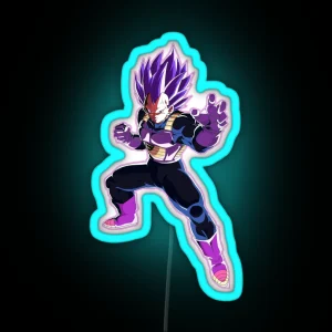 Vegeta New Form God Of Destruction RGB Neon Sign