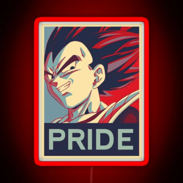 Vegeta Prid Gift Perfect RGB Neon Sign