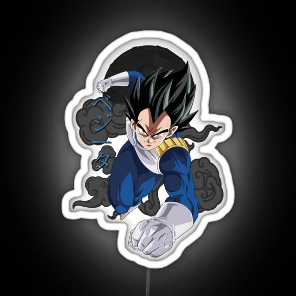 Vegeta Prince Dragon Ball RGB Neon Sign