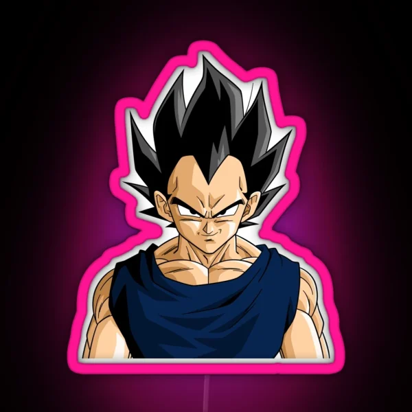 Vegeta RGB Neon Sign