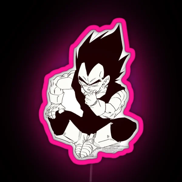 Vegeta RGB Neon Sign