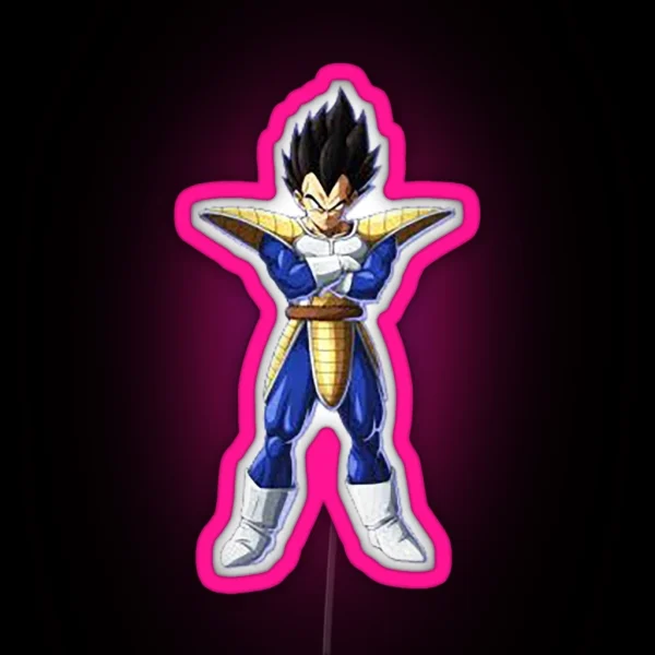 Vegeta RGB Neon Sign