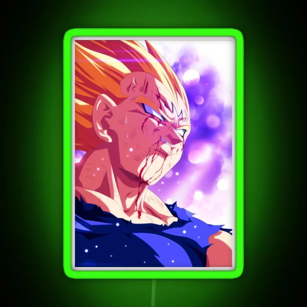 Vegeta RGB Neon Sign