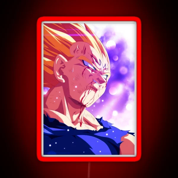 Vegeta RGB Neon Sign