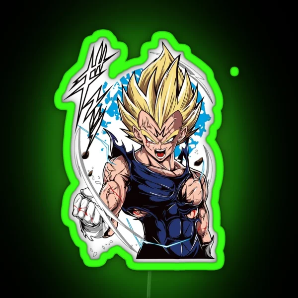 Vegeta RGB Neon Sign