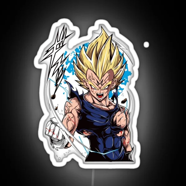 Vegeta RGB Neon Sign