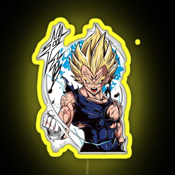 Vegeta RGB Neon Sign