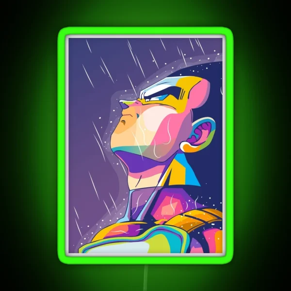 Vegeta RGB Neon Sign