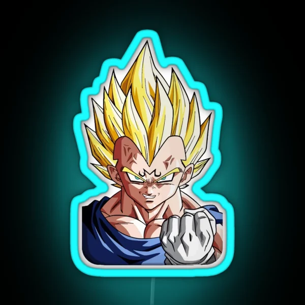 Vegeta RGB Neon Sign