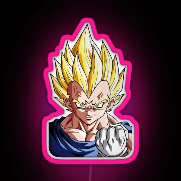 Vegeta RGB Neon Sign