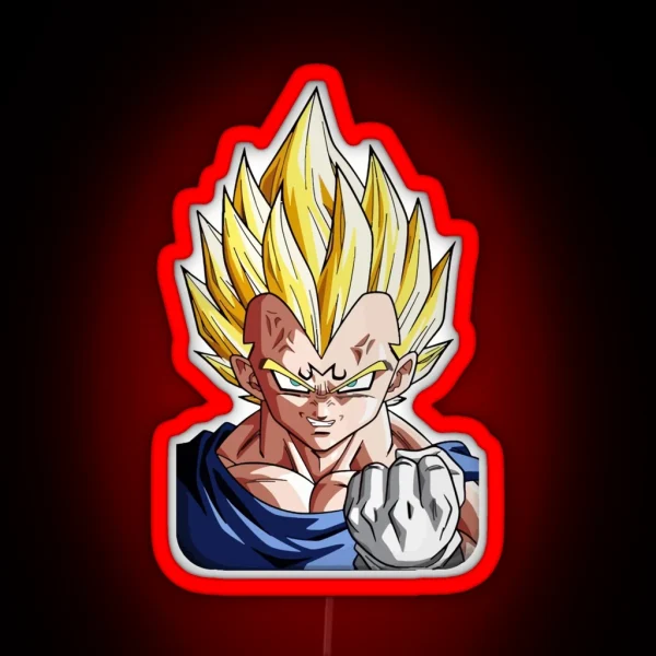 Vegeta RGB Neon Sign