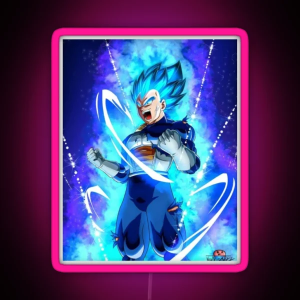 Vegeta RGB Neon Sign